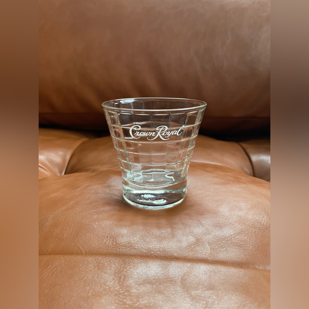 Vintage Crown Royal Glass Tumbler